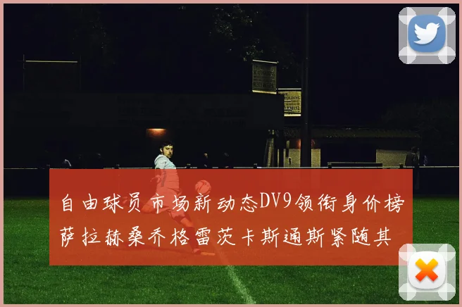 自由球员市场新动态DV9领衔身价榜萨拉赫桑乔格雷茨卡斯通斯紧随其后
